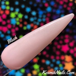 Blush - Acrylic Nail Dip Powder by Kozmik Nails