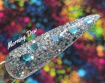 Morning Dew by Kozmik Nails Acrylic Dip Nail Powder