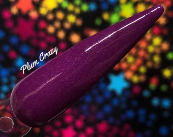 Plum Crazy - Kozmik Nails Acrylic Dip Nail Powder