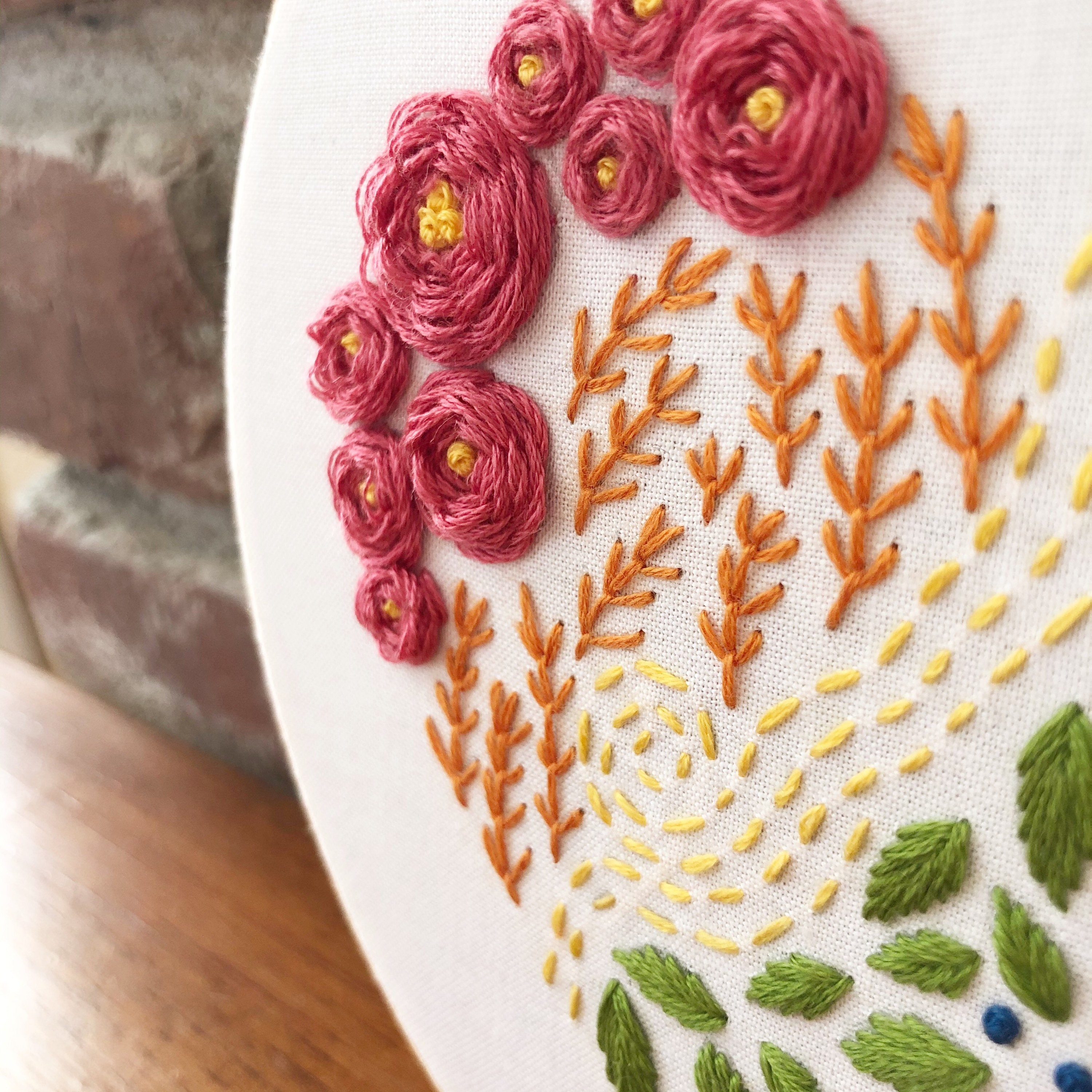 Rainbow Heart Sampler Digital Pattern Hand-embroidery - Etsy Australia
