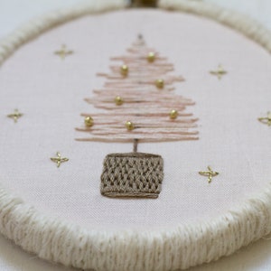 Bitty Brush Trees Ornament digital pattern hand-embroidery, stitching, embroidery, pdf file image 4