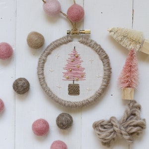 Bitty Brush Trees Ornament digital pattern hand-embroidery, stitching, embroidery, pdf file image 7