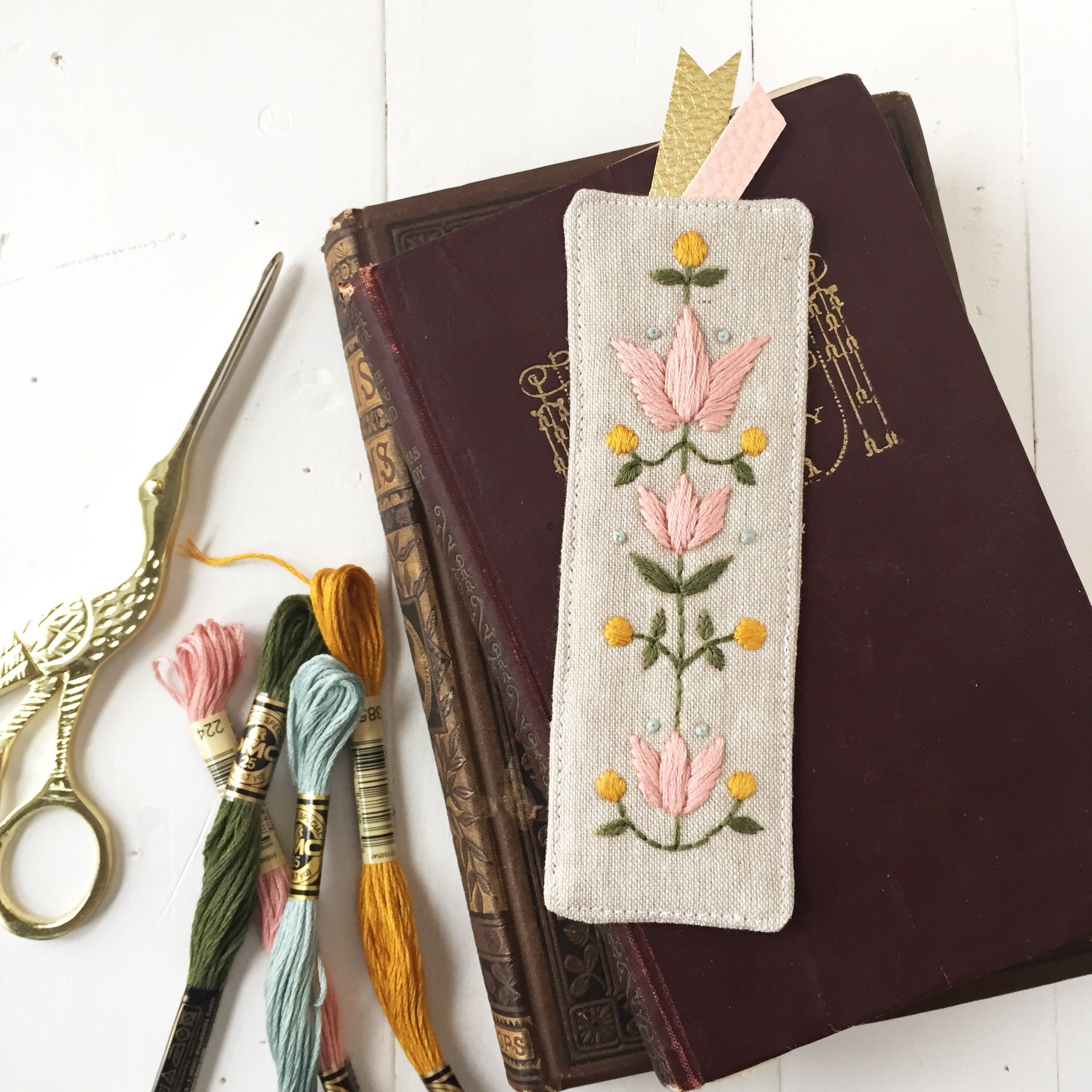 Nanas Bookmark Digital PDF Sewing and Embroidery Pattern | Etsy