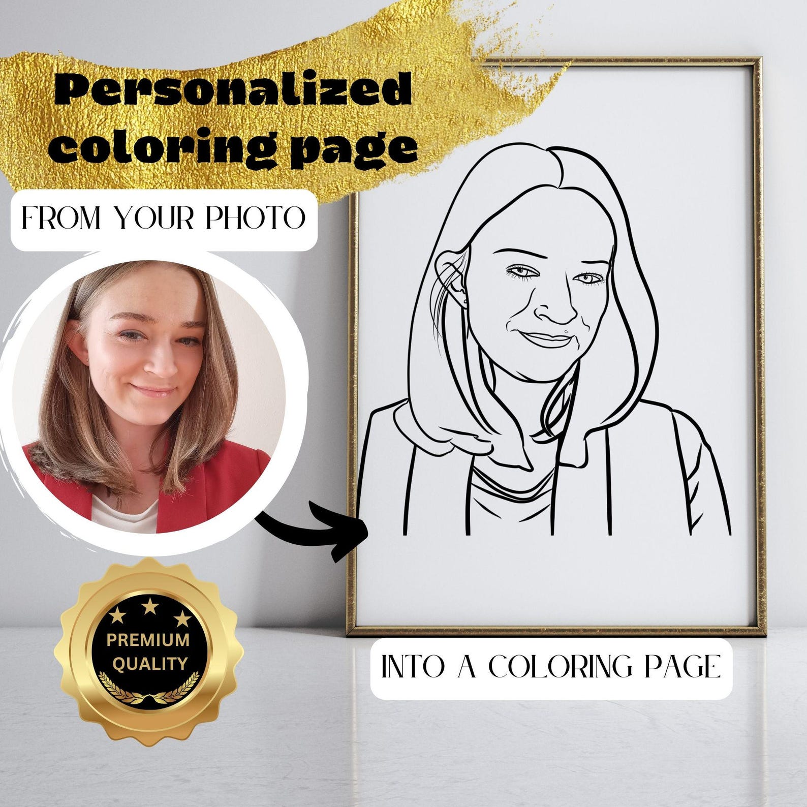 Personalized Coloring Page Custom - Il 1588xN.6207440262 Oljc 