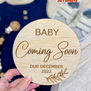 Newborn Announcement, Nursery Name Sign, Wooden Name Sign, Baby Announcement Wooden, Newborn Gift, Nursery Name Sign zdjęcie 1