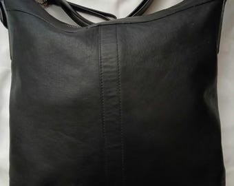 Bolsa de ombro Coach em couro