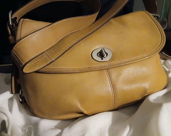 Vintage Coach Limited Edition Turn Lock Crossbody Bag, 57325 - Etsy