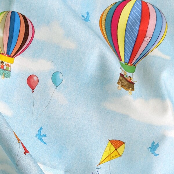 Hot Air Balloon Fabric Etsy UK
