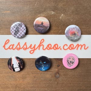 twenty one pilots | Jim Dun Edition | 1.25&quot; Buttons | Pins or Magnets | Set of 6