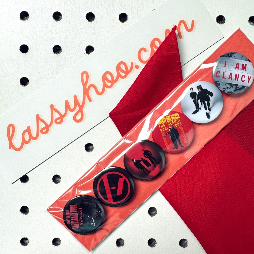 Clancy + Breach Tour |-/ Twenty One Pilots Pins or Magnets | 1.25 ...