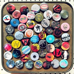 build-your-own set | 1.25&quot; Buttons | Pins or Magnets | twenty one pilots | set of 6