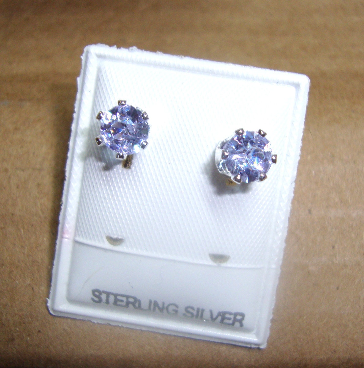 Earrings Prong Set Alexandrite Color Change Imitation Stone - Etsy