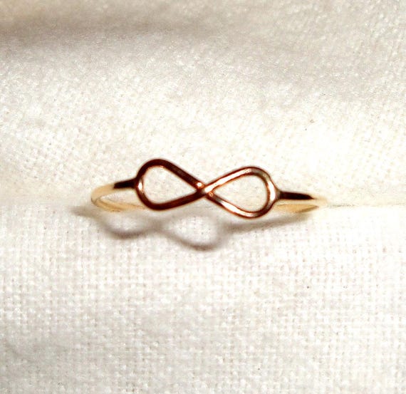 Infinity Ring -  14k gold filled - Size 5, 6, 7 - Minimalist