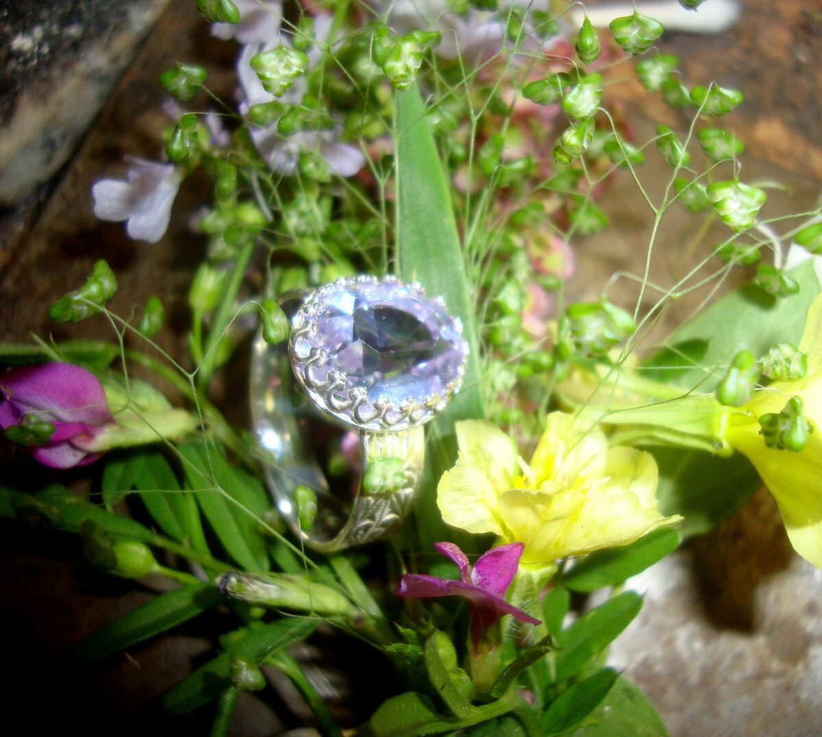 Alexandrite Ring REGAL Color Change Blue to Pink 12x10 Mm - Etsy