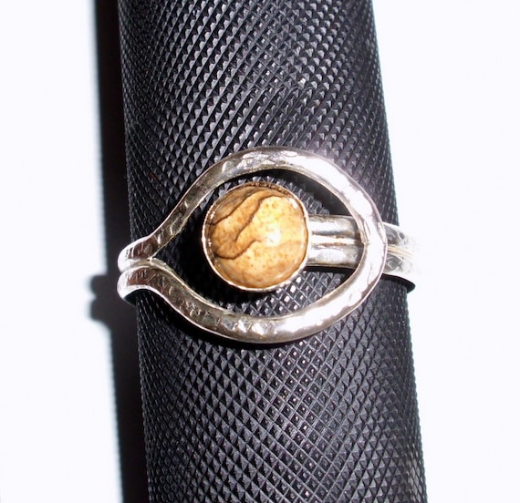 Bague Picture Jasper Taille 6.5 - Pierre Naturelle, Sans Marque, Neuf Sans Boîte