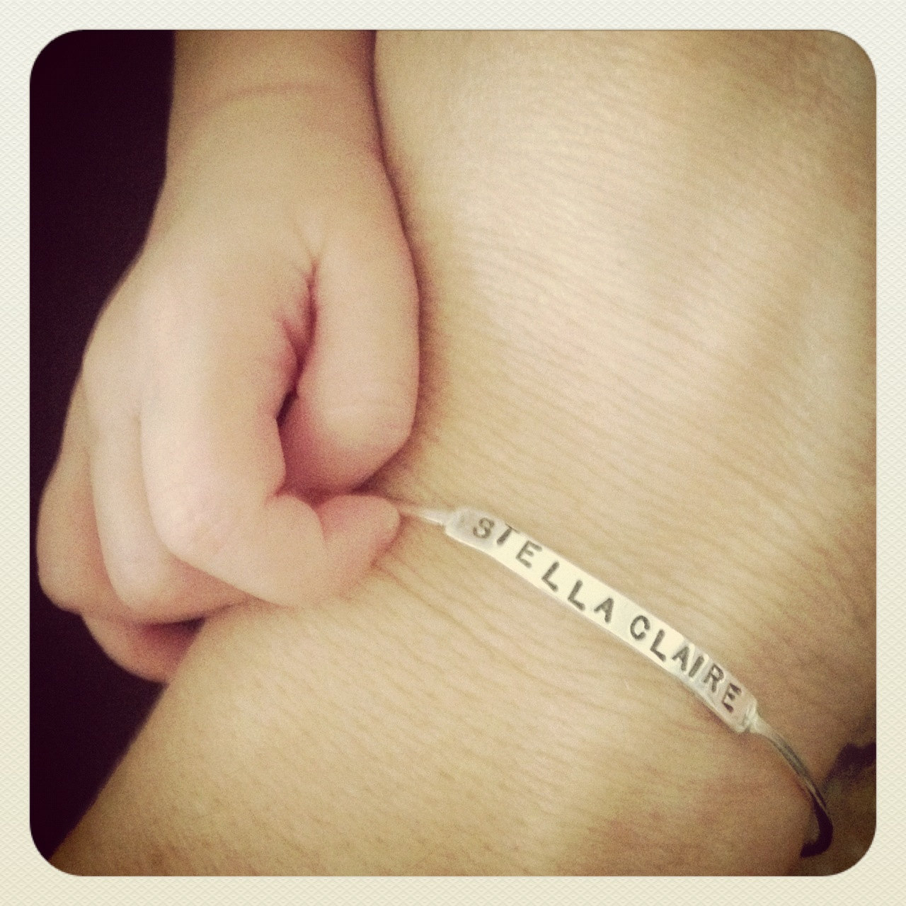 baby name bracelet for mom