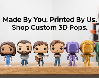 Custom FUNKO 3D Portrait From Photo | STL File for Resin & FDM | Personalized Anime Figure | DigitalDownload