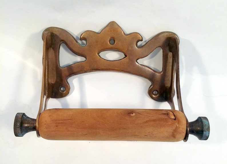 Bronze Antique Toilet Tissue Holder Wall Mounted for Paper Copper Vintage Bathroom Powder Room Paper