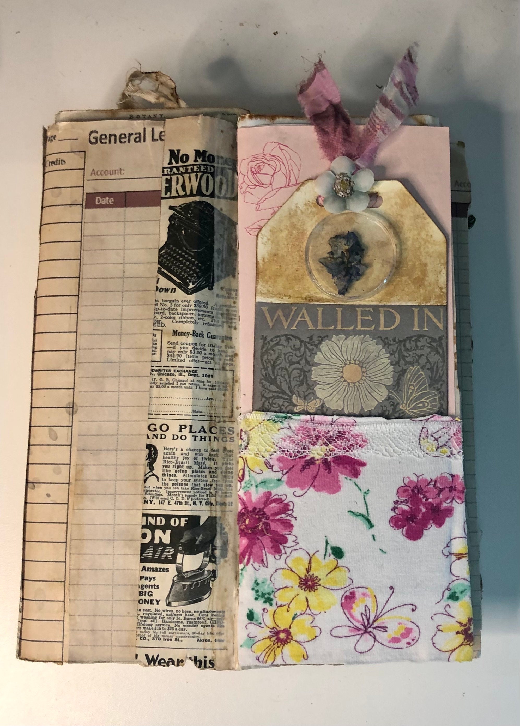 Flip Flop Notebook Junk Journal Vintage Style Made With Envelopes - Etsy