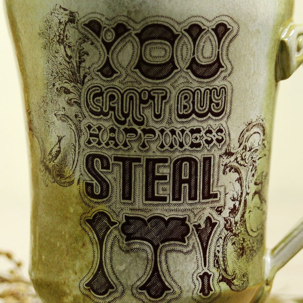 Large Coffee Mug - You Can't Buy Happiness