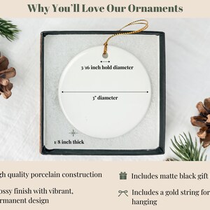 Personalized Book Club Ornament, Custom Book Group Ornament, Book Club Gift, Reading Ornament, Librarian Gift, Christmas Book Lover Gift Bild 3