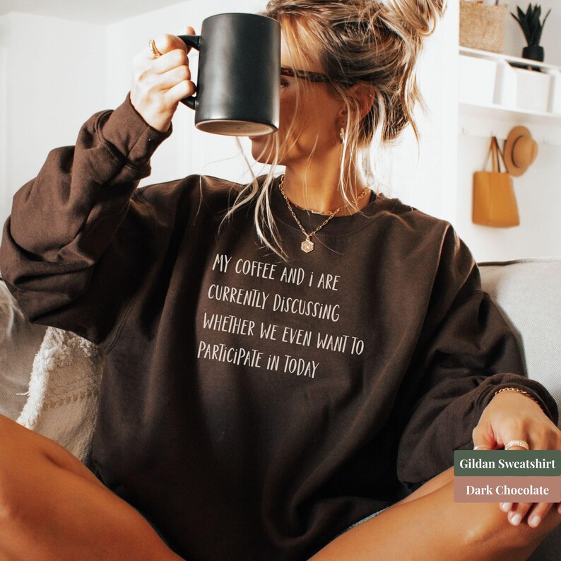 Comfort Colors Coffee Shirt, Coffee Lover Tee, Funny Coffee Gift, Coffee Club Shirt, Trendy Coffee Lover Shirt, Funny Coffee T-Shirt image 4