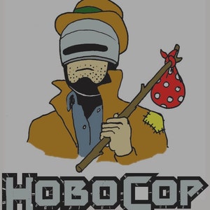 Hobocop Mens T-Shirt Robocop