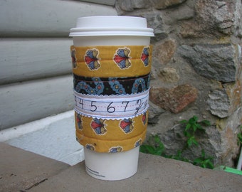 Back to School Coffee Cuff Handmade