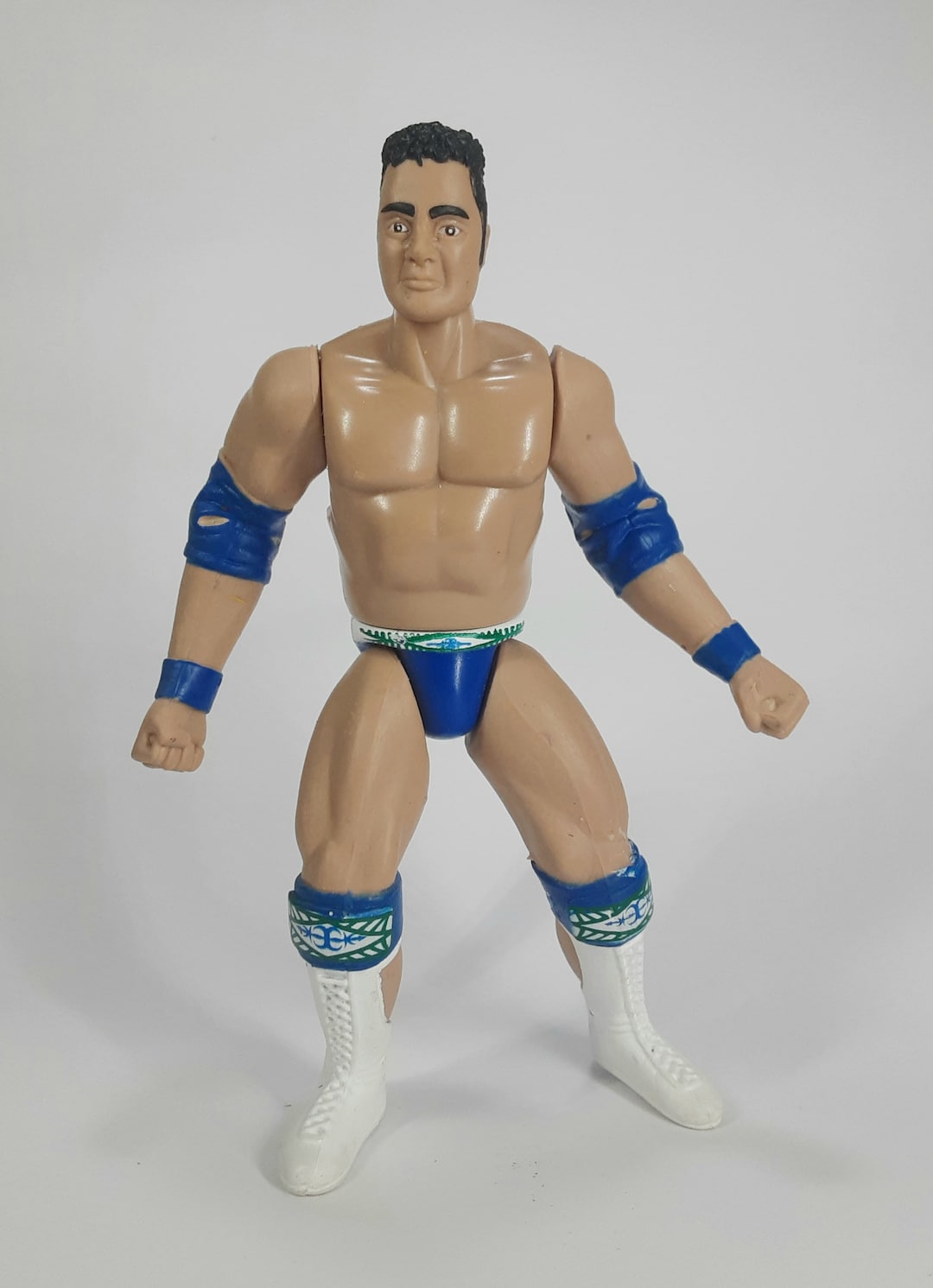 Chapeau Seau WWF/WWE The Rock Années 90 - Vintage Neuf Avec étiquettes - Taille Unique, Bleu - Style Golf