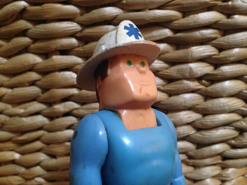 Fisher Price Husky Helpers Paramedic Action Figure 1977