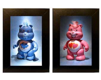 Framed Care Bears Toy Photograph Set 4" x 6"