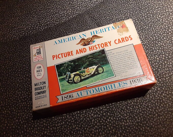 Vintage Antique Car Trading Cards Etsy