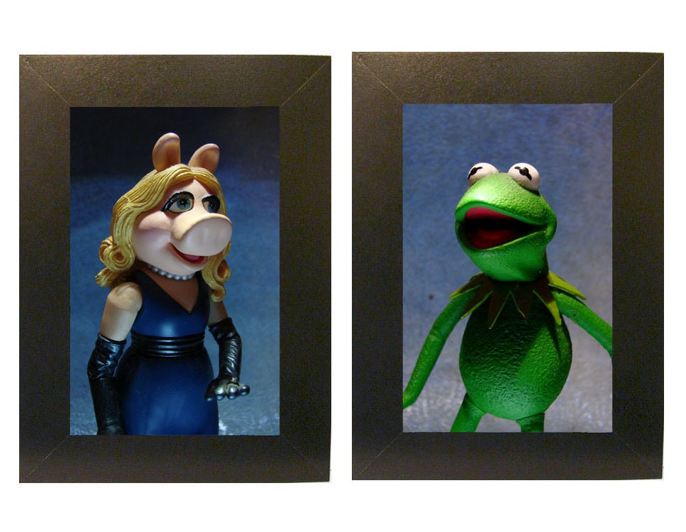 Figuras De Kermit And Miss Piggy - The Muppets Select Toys – Jugueteria