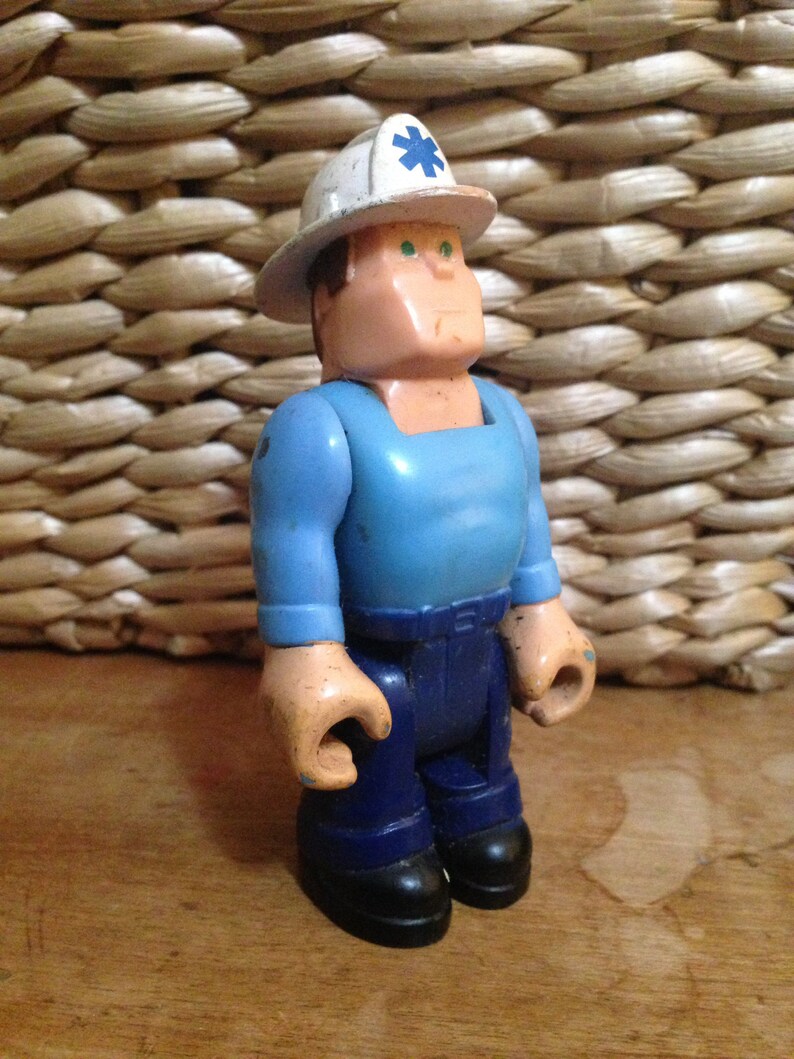 Fisher Price Husky Helpers Paramedic Action Figure 1977