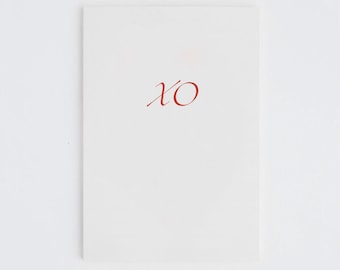 XO - Greeting Card + Envelope