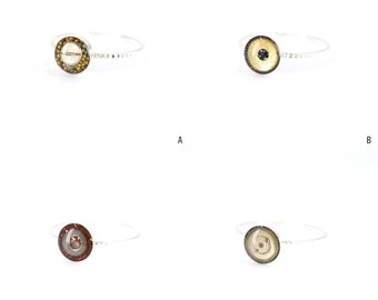 Handmade Steampunk Size 6 Ring, Vintage Watch Movements Ring, Watch Gears Ring, Unique Ring, Promise Ring, Gift For Her