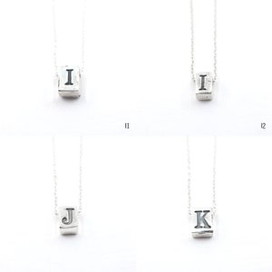 Silver Initial Letter Necklace, Uppercase Initial Necklace, Capital Letter Initial Necklace, Personalized Jewelry, Dainty Necklace image 6