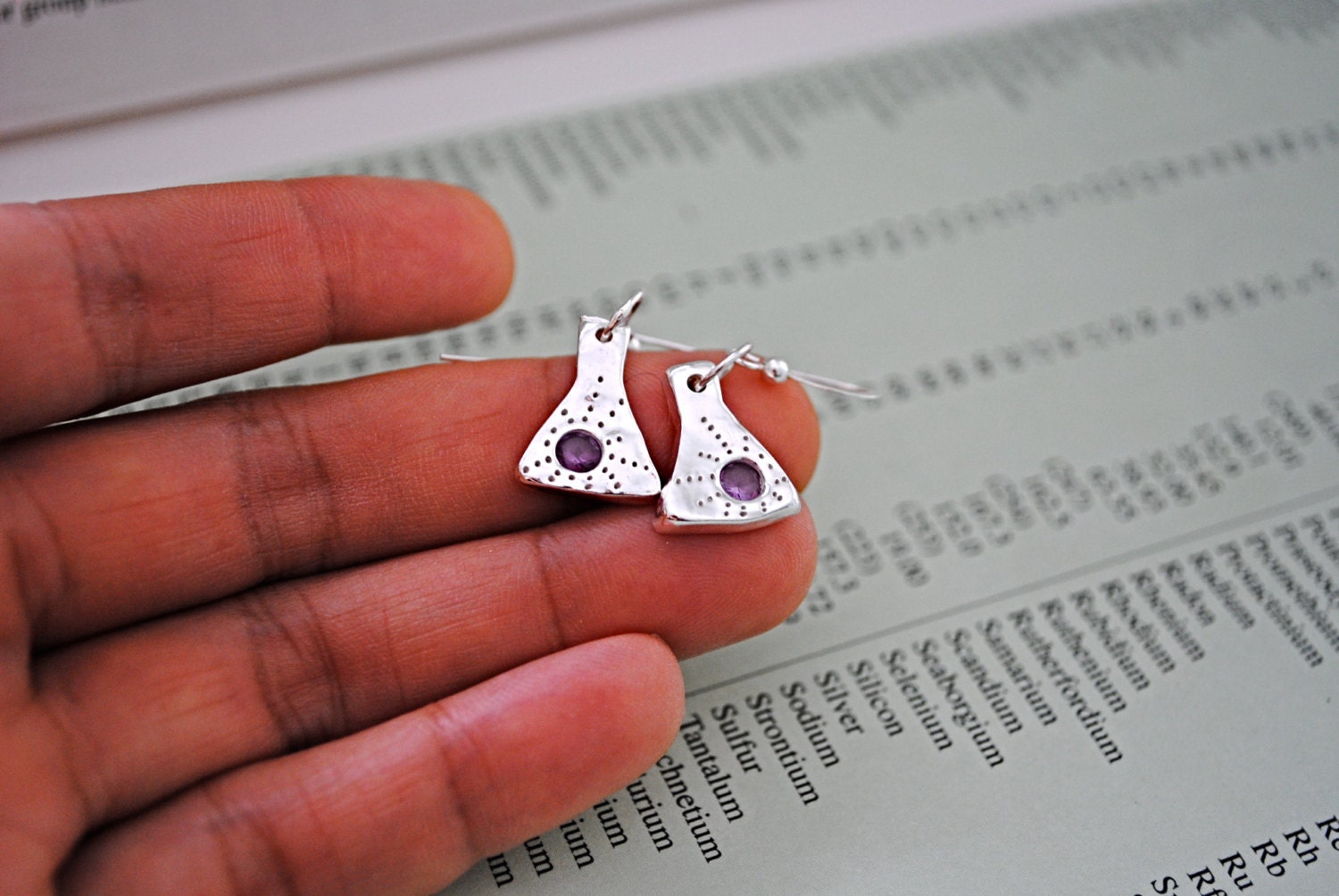 Erlenmeyer Flask Earrings Etsy