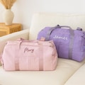 Embroidered Monogrammed Duffel Bag, Personalized Travel Gym Overnight Bag, Custom Weekender, Mother's Day Gift for Her,Kids & Adults
