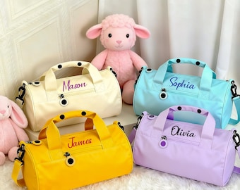Personalized Sports Bag–Embroidery Dance Bag, Custom Gym Bag, Weekender Tote, Bridesmaid Gift, Birthday Gift for Her, Dance Dance,Duffle Bag