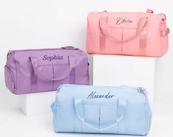 Personalisierter bestickter Seesack, Custom Weekender Tasche, Monogrammiert Gym & Overnight Bag, Geschenk für Sie, Brautjungfer Geschenk