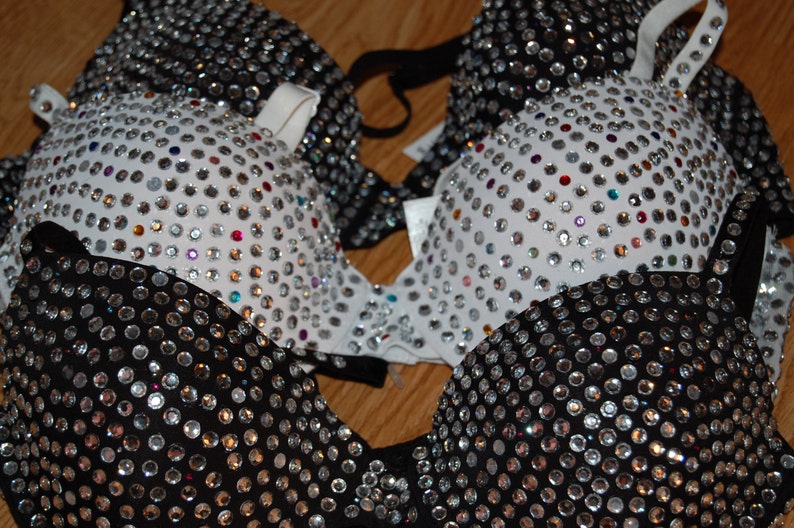 Diamante Bra Etsy