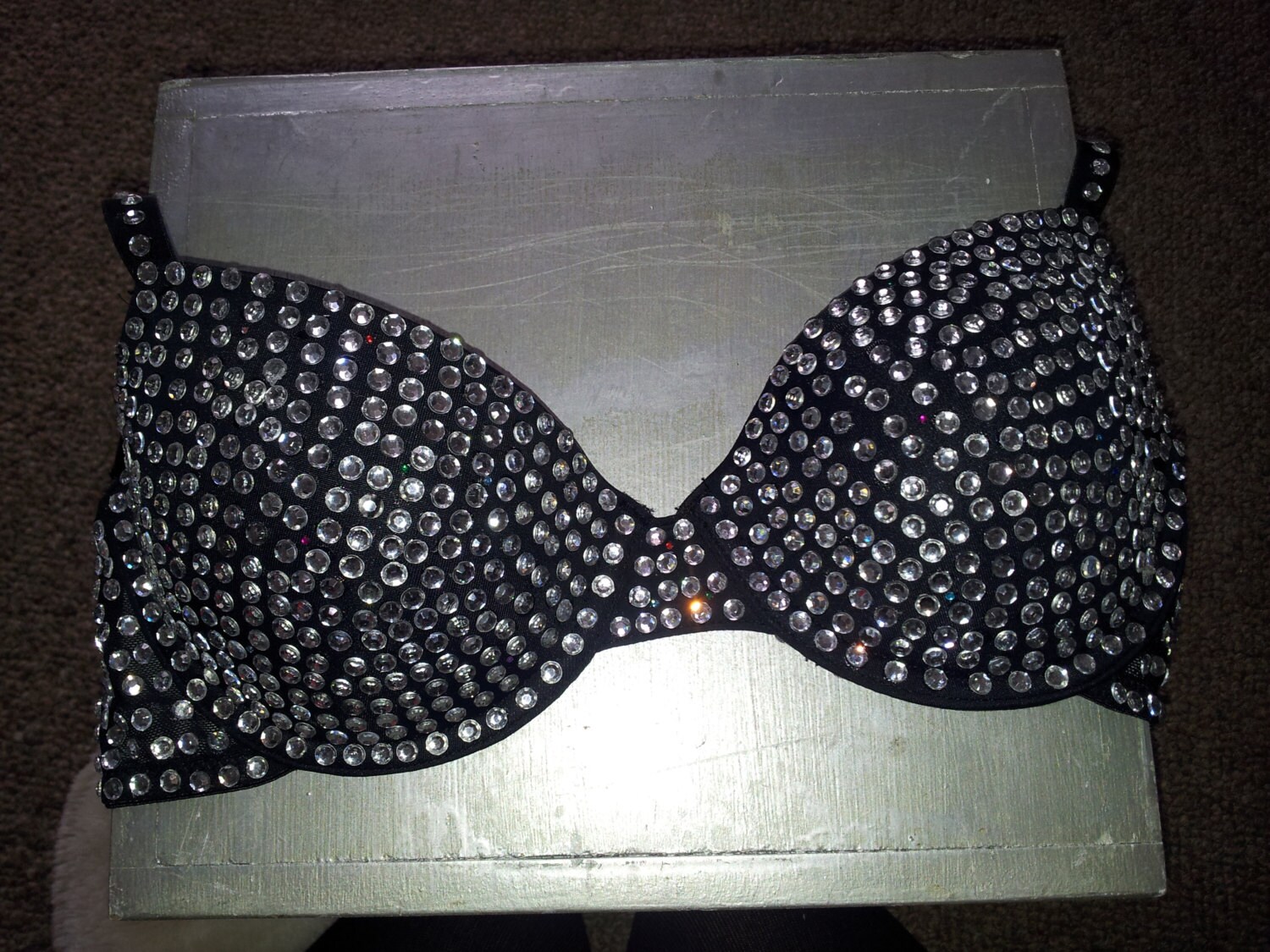 Diamante Bra Etsy