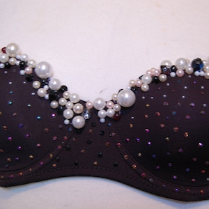 Hand embellished bra