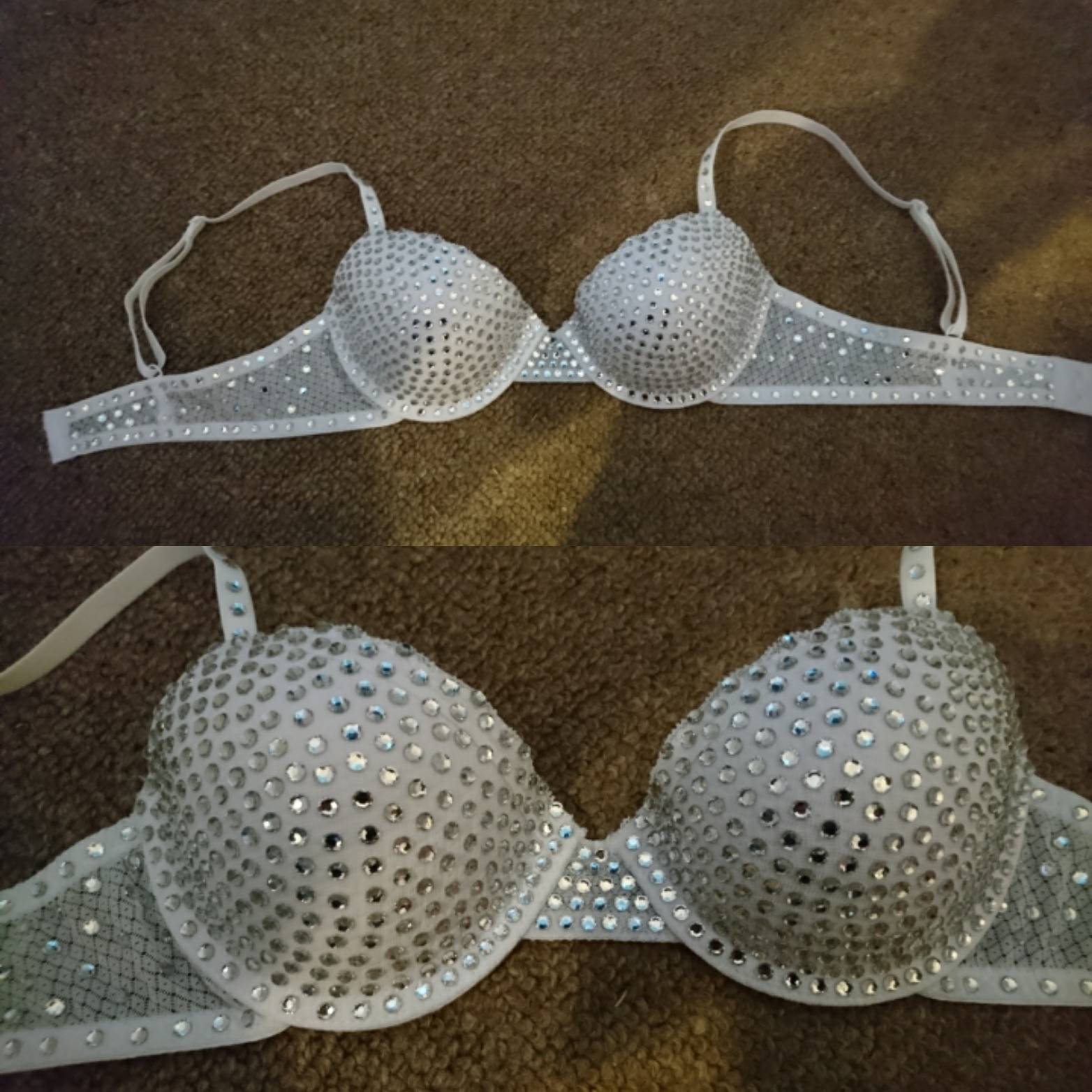 Diamante Bra Etsy