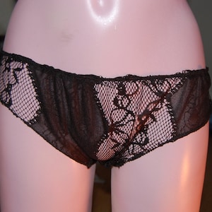 Spitze schwarzer Slip