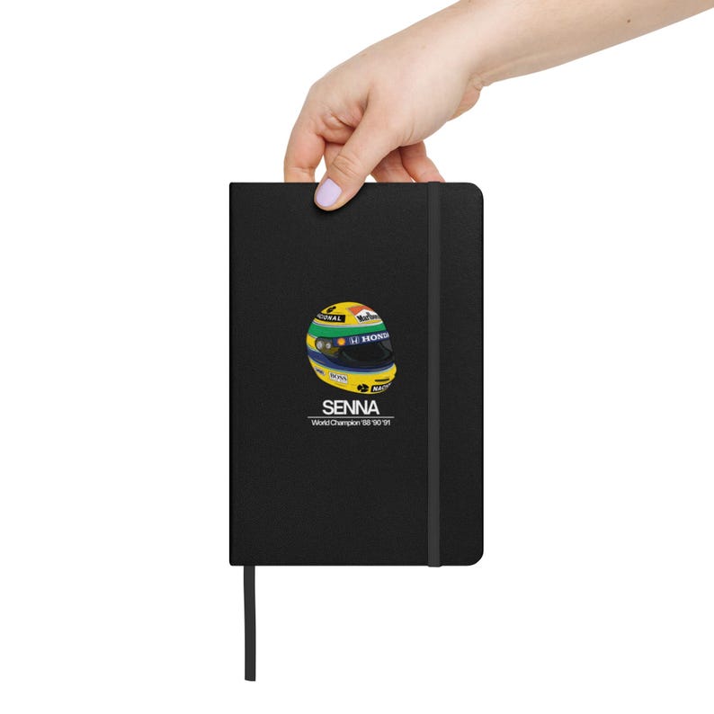 Small Racing Notebook Ayrton Senna Helmet Notebook – Formula 1 Racing Journal | F1 Fan Gift ...