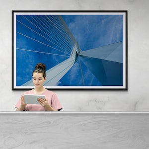 The Mighty Erasmus Bridge | Rotterdam The Netherlands | Holland Wall Art | Premium Print | Travel Poster | Photography Fine Art