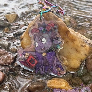 The Cultist Goat double sided keychain