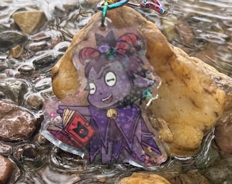The Cultist Goat double sided keychain